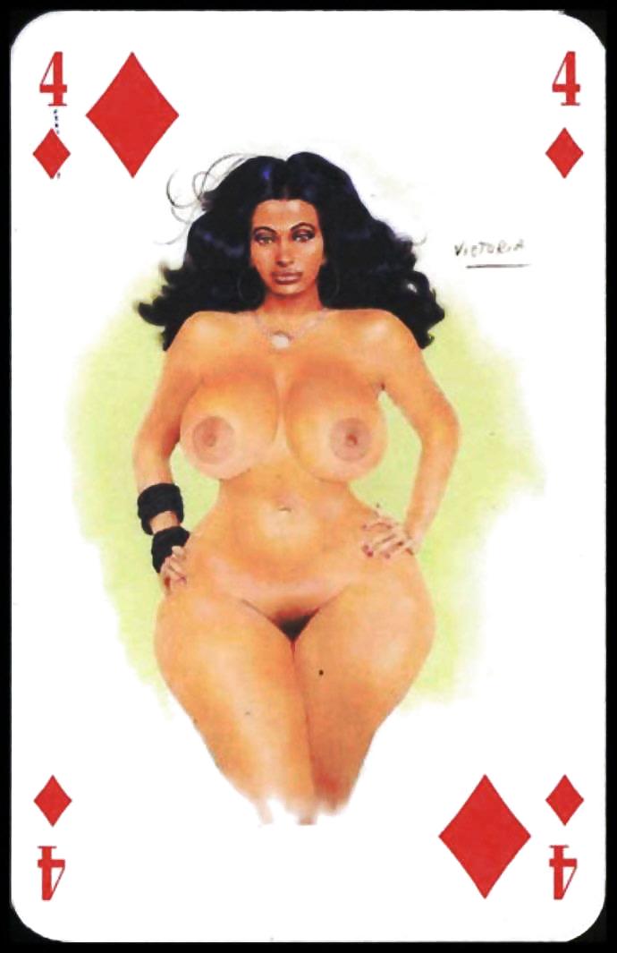 Carte da gioco erotiche 5 - bbw 1 c. 1995 per matura-amante
 #12128219