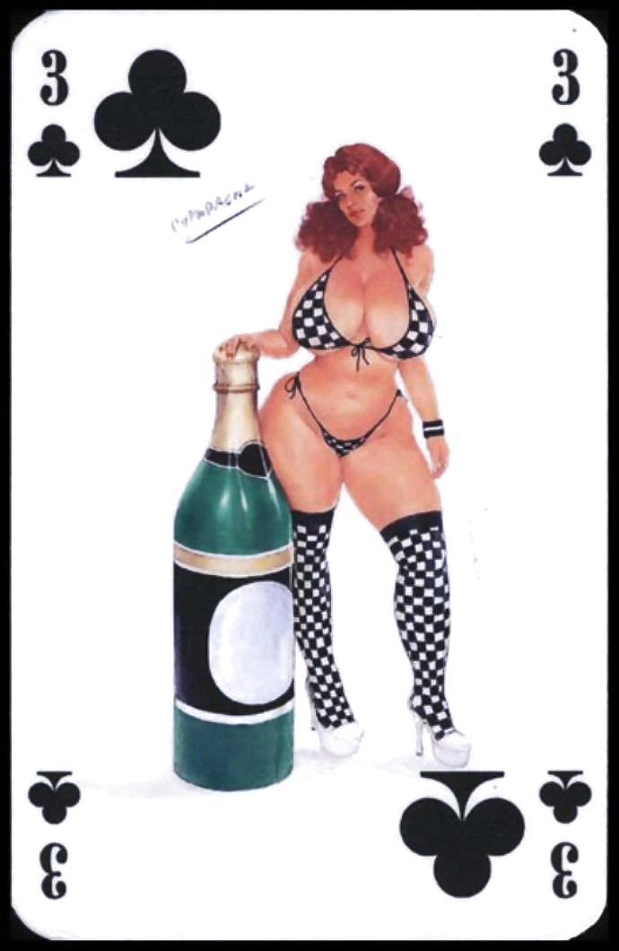 Erotic Playing Cards 5 -  BBW 1 c. 1995 for matura-lover #12128223