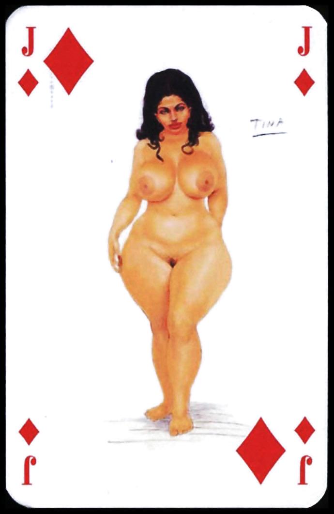 Carte da gioco erotiche 5 - bbw 1 c. 1995 per matura-amante
 #12128306