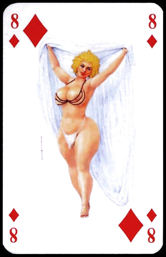 Erotic Playing Cards 5 -  BBW 1 c. 1995 for matura-lover #12128311