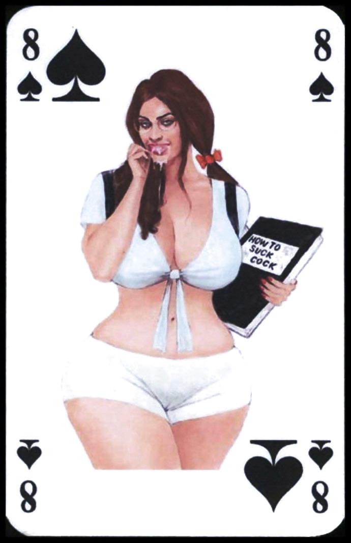 Carte da gioco erotiche 5 - bbw 1 c. 1995 per matura-amante
 #12128363