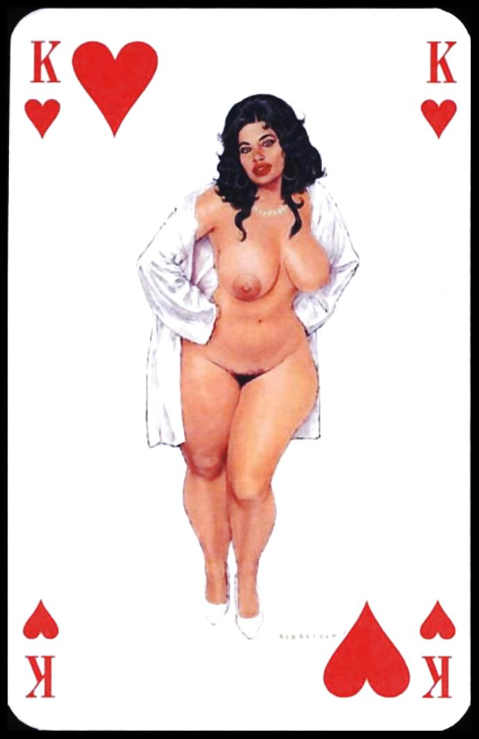 Carte da gioco erotiche 5 - bbw 1 c. 1995 per matura-amante
 #12128408