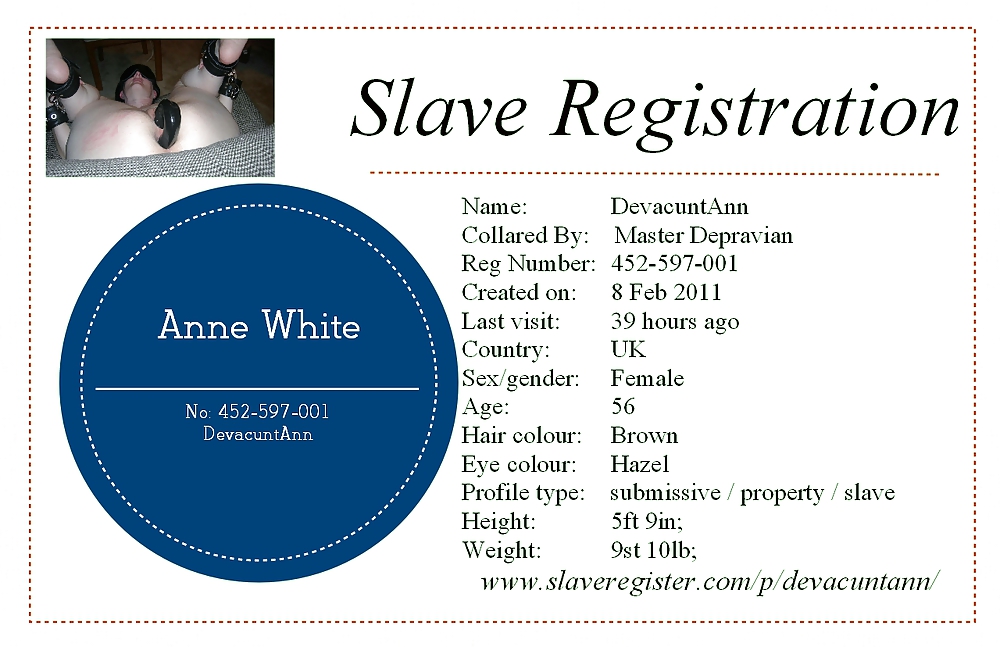 アン・ホワイト - 雇われ売春婦
 #18434725