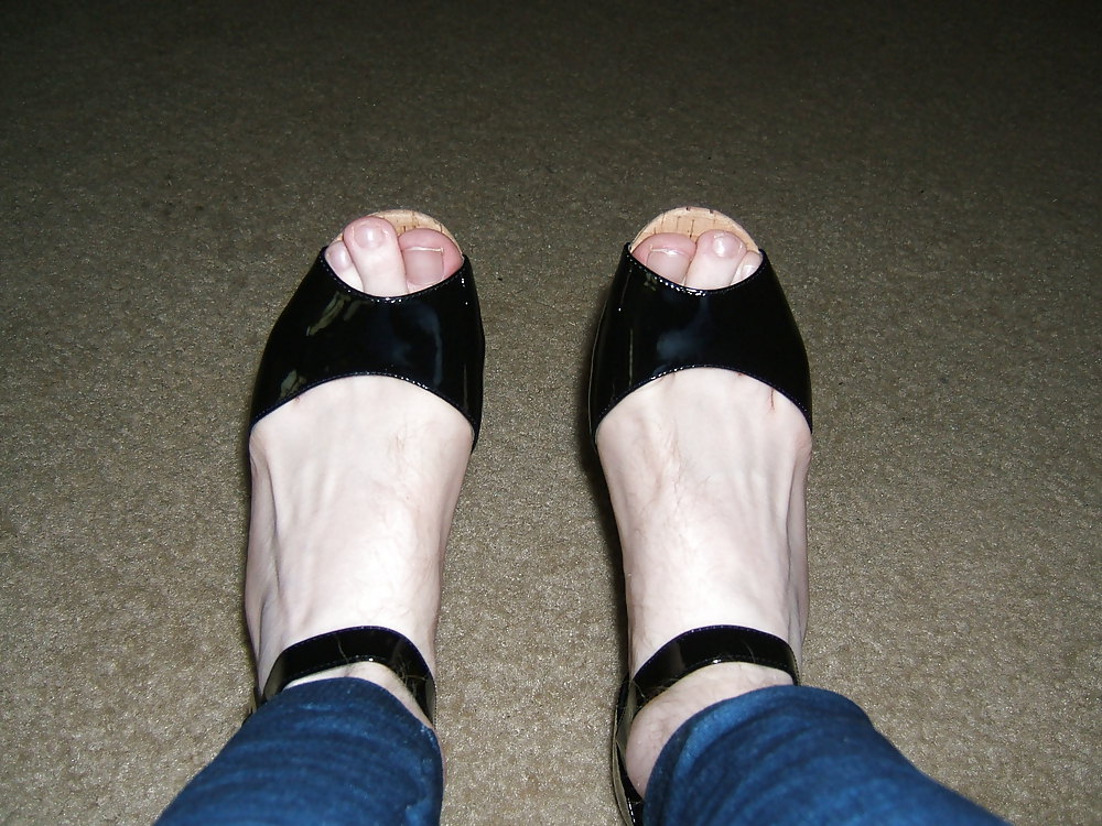 Jessie Stripper Heels #3723318