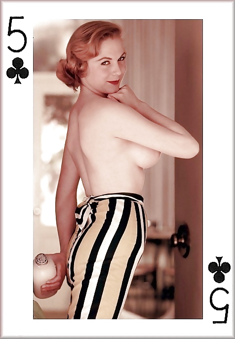 Erotic Playing Cards 8 - Sexy Vintage Girls for Jedermann #10050414