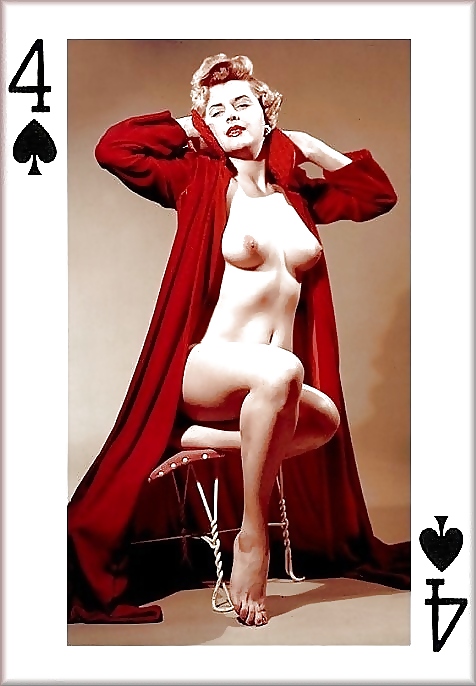 Erotic Playing Cards 8 - Sexy Vintage Girls for Jedermann #10050579