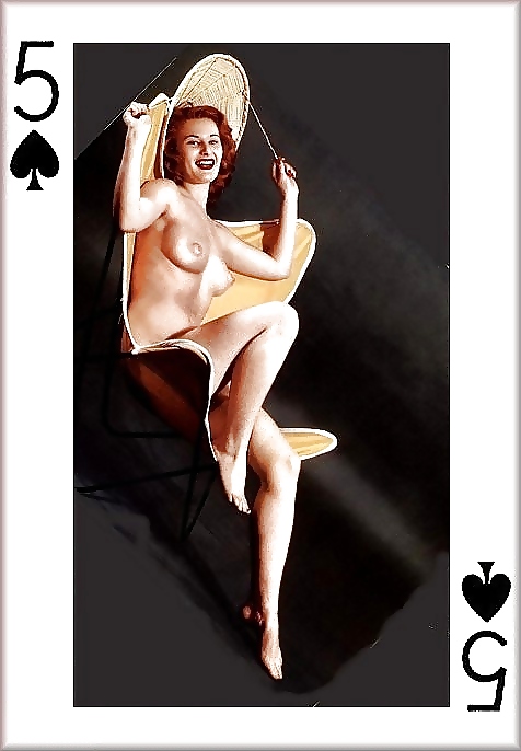 Erotic Playing Cards 8 - Sexy Vintage Girls for Jedermann #10050599