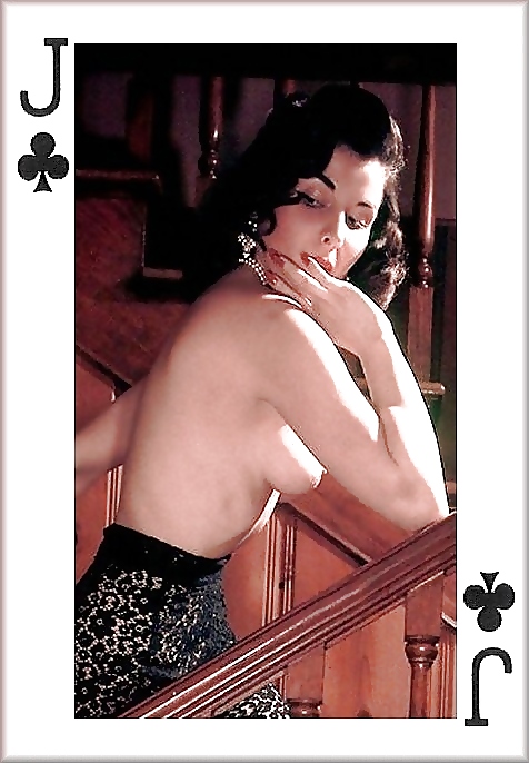 Erotic Playing Cards 8 - Sexy Vintage Girls for Jedermann #10050602