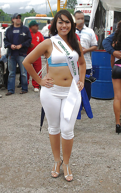 Tainted Promo Lady: Latina White Spandex