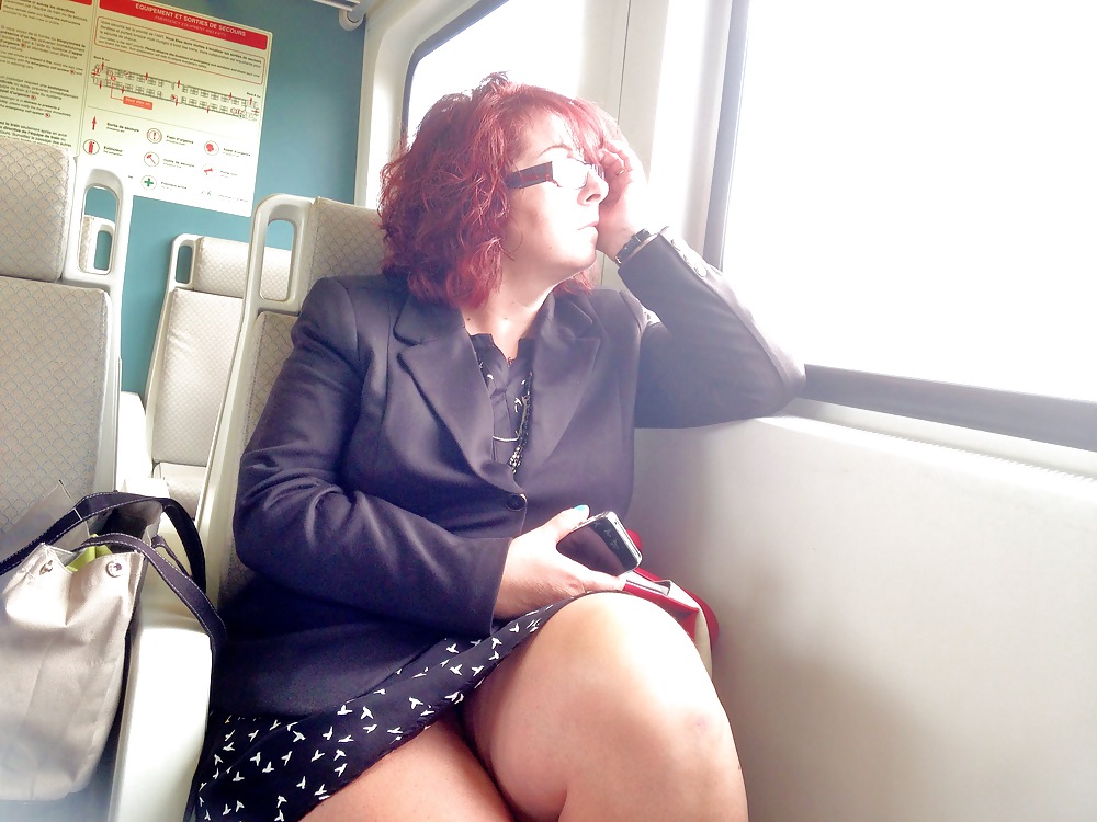 Married on train, think legs and beautiful face #21936465