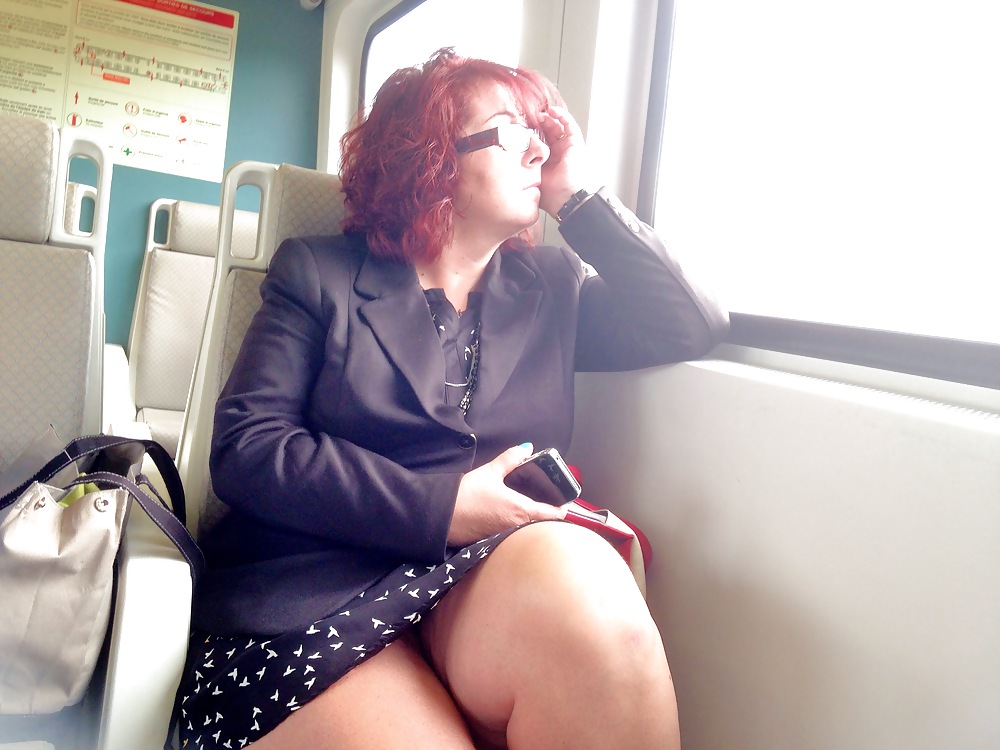 Married on train, think legs and beautiful face #21936469