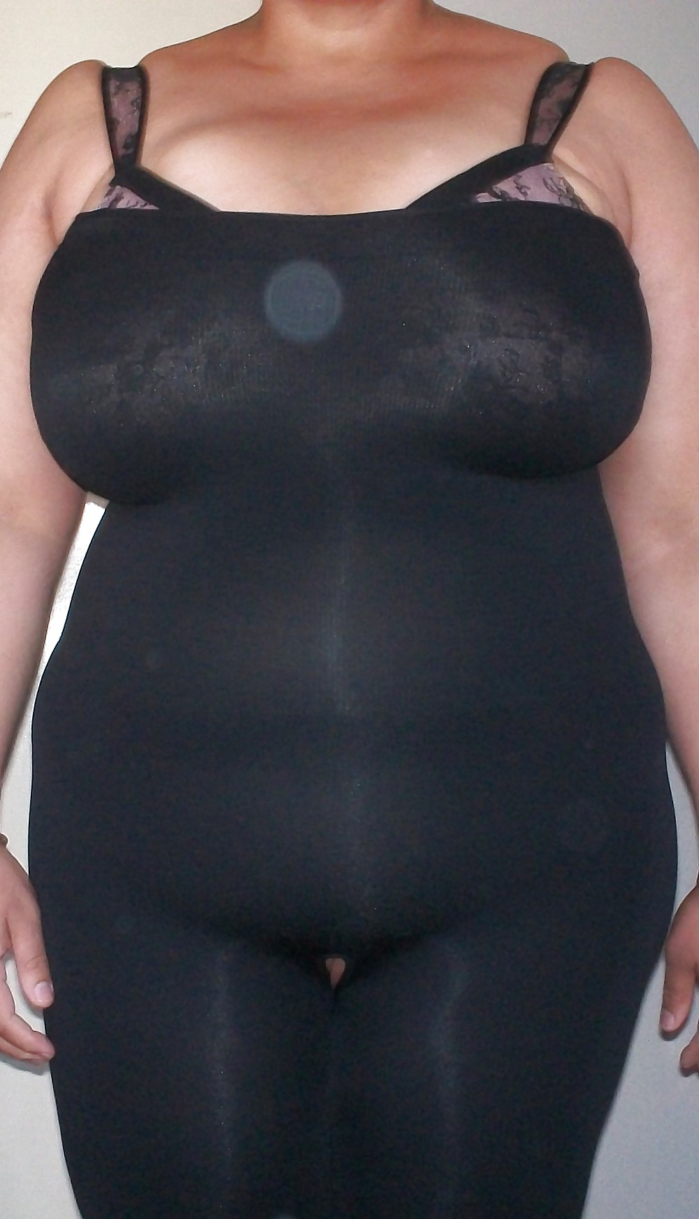 My Sexy BBW In Her Crotchless Bodysuit.... #6010376