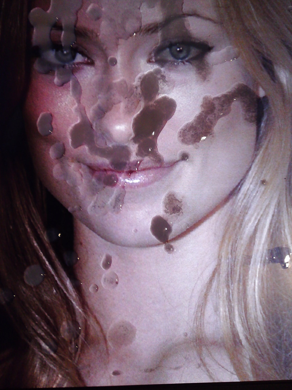 OLIVIA WILDE Get a lot of Cum in her Yummy Face by SBLIGHTER #6801269