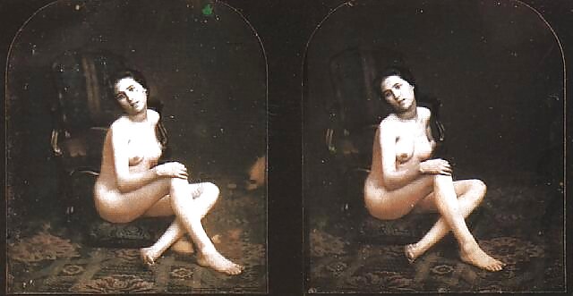 Nudi stereoscopici vintage
 #7393111
