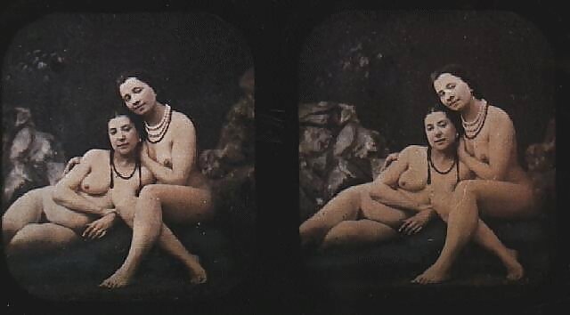 Nudi stereoscopici vintage
 #7393469
