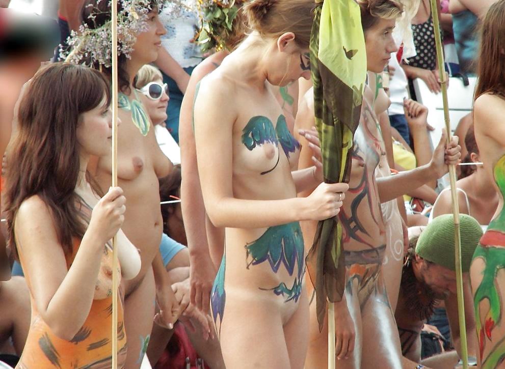 Photos Nudistes J'aime 26 Body Painting #2688953