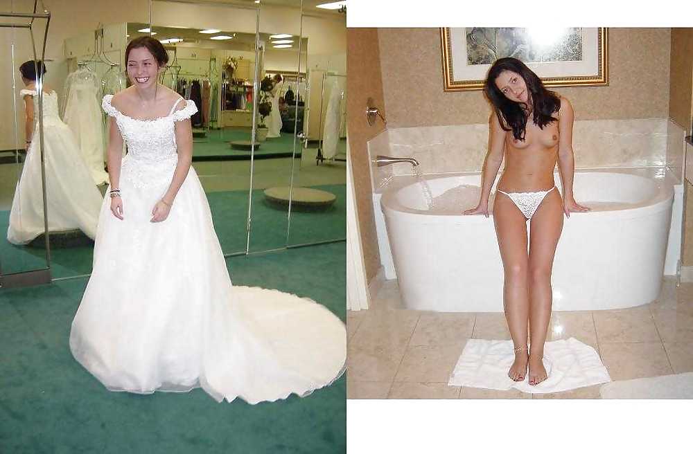 本物の素人花嫁 - 服を着ているときと脱いでいるとき 2
 #3301652