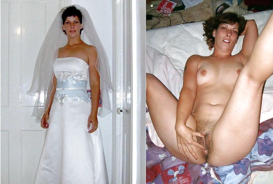 本物の素人花嫁 - 服を着ているときと脱いでいるとき 2
 #3301783