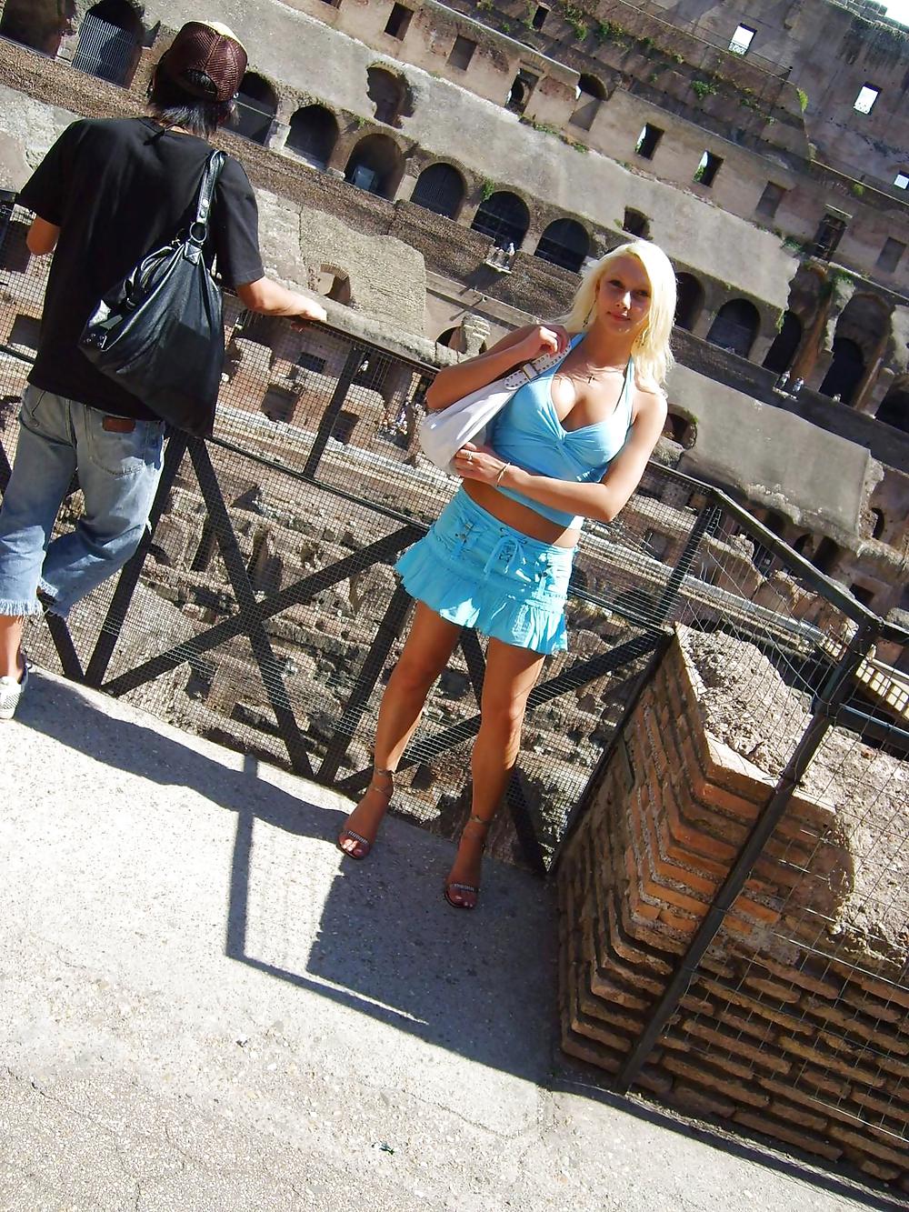 Amateur Blond Gestohlen Urlaubsfotos #20059991