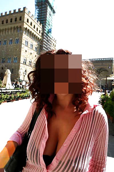 My wife outside #9953443