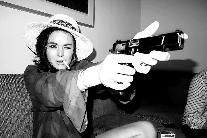 Lindsay Lohan ... Playing With Guns #13788144
