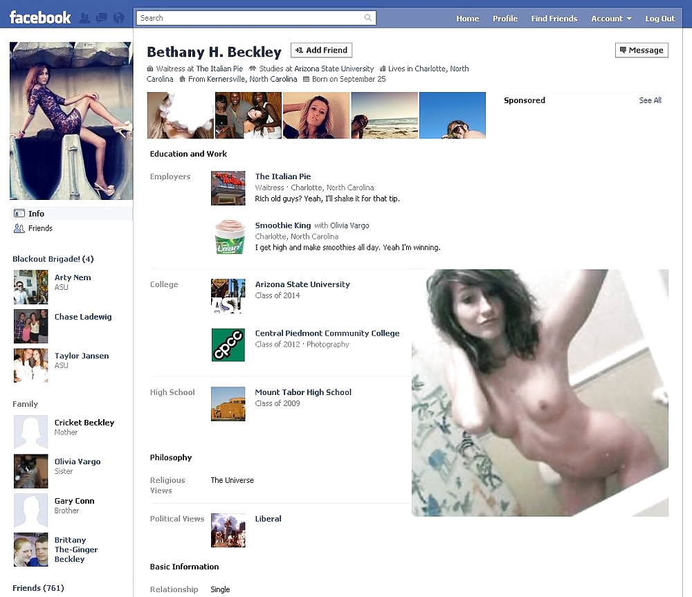 Facebook Sexy Damen Ausgesetzt Profile # 1 #7289410