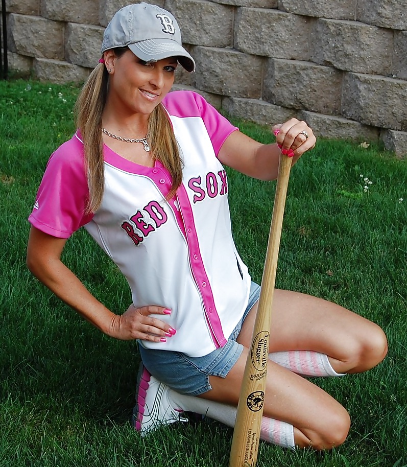 Boston Red Sox Fan Baseballmädchen Kelly #21817524