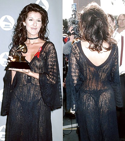 Celebrities in see through dress #11118535