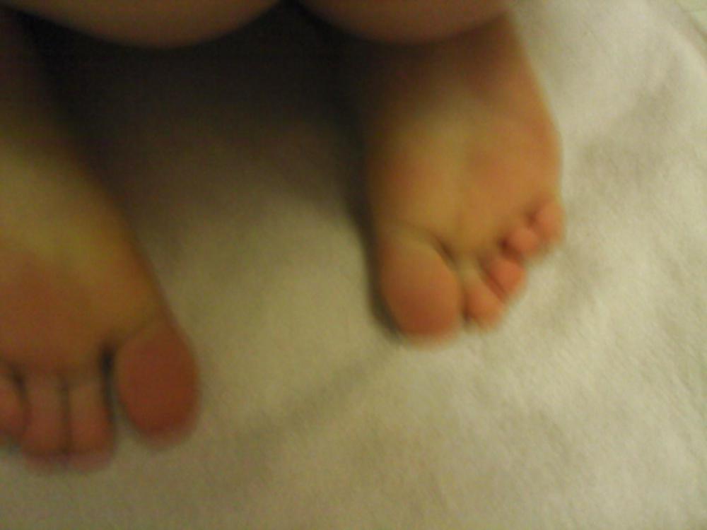 Wifes feet and wearing socks #13208170