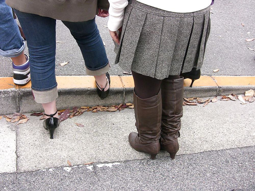 Japanese Candids - Feet on the Street 02 #3480425