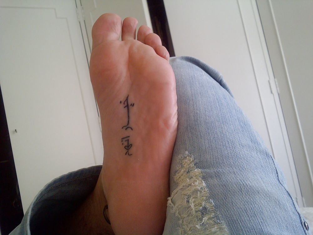 My feet now tattoed #12925735
