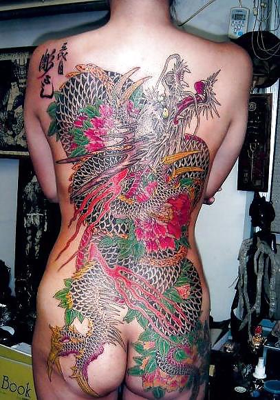 Traditionelle Japanische Tattoos Auf Frauen #9391236