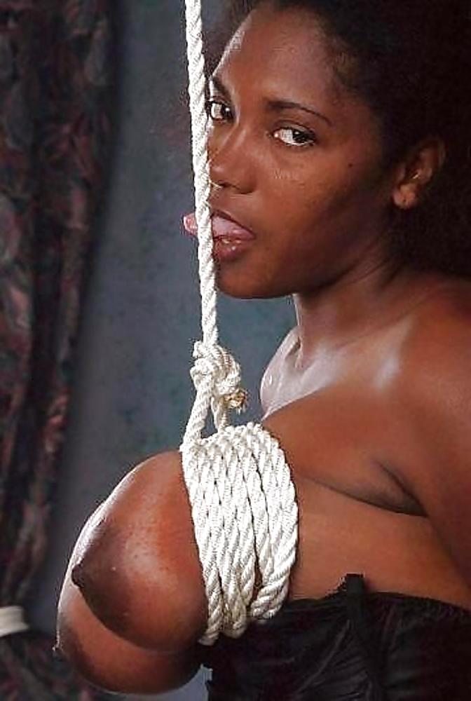 Ebony sluts tied up an abuse #20031850