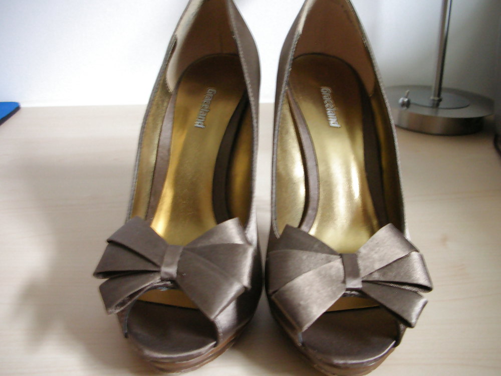 Wife bronze high heels metal spiked #15297957