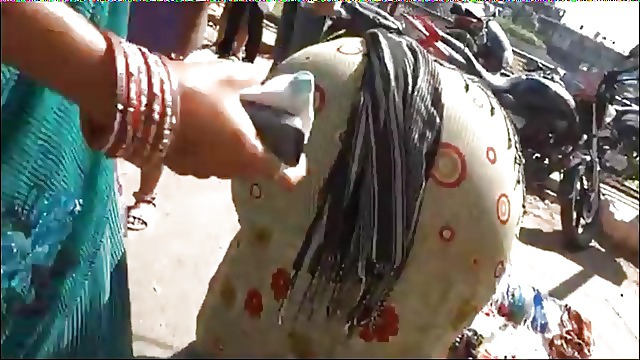 Indian Aunty Bend Over Ass #18874653