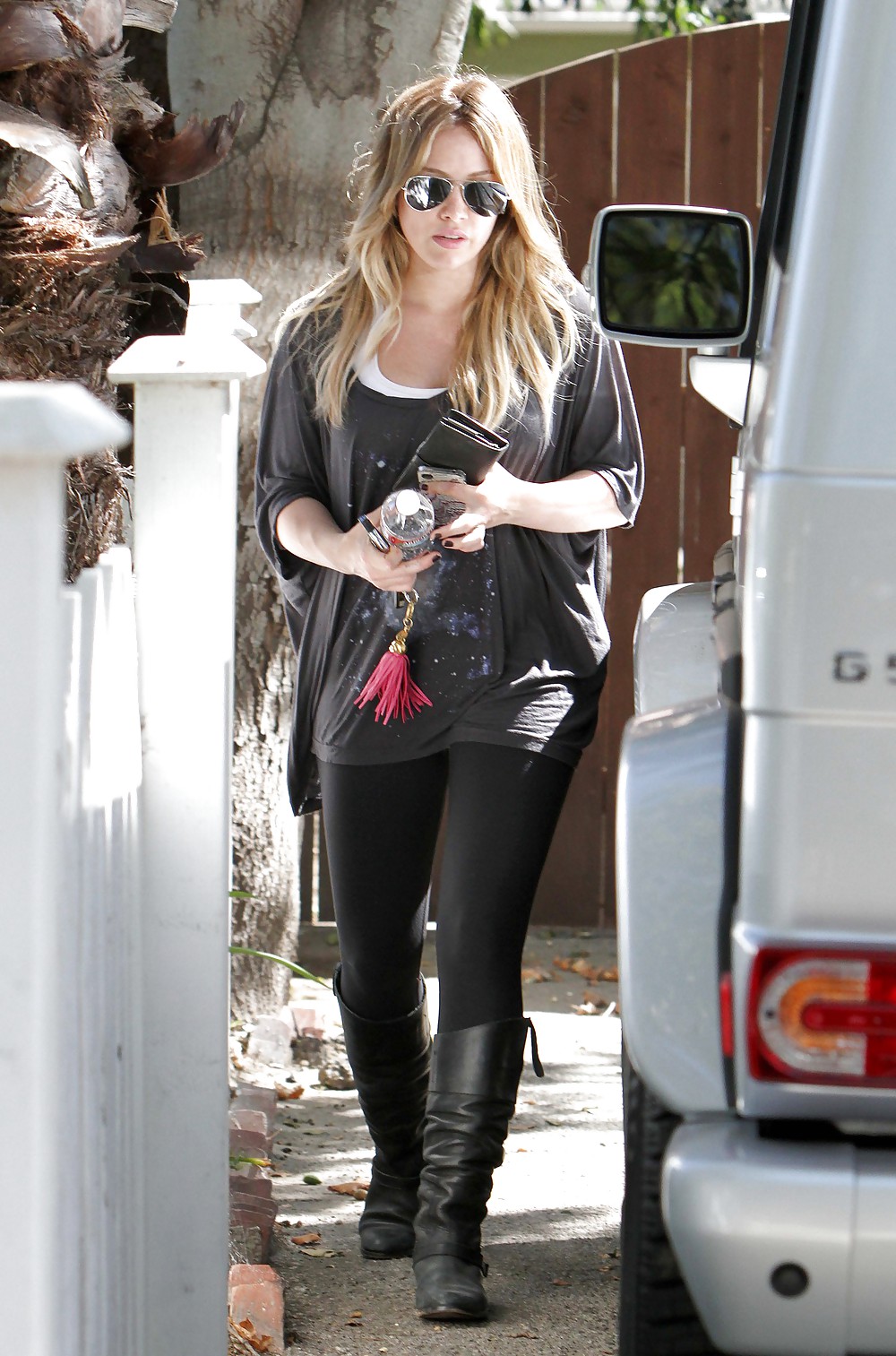 Hilary duff - botín en mallas saliendo de yoga en hollywood
 #5565694