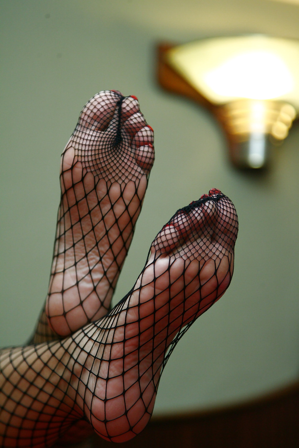 Foot Fetish - Turkish Seda with Fishnet - Turk Amator #4188790