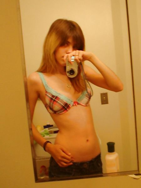 Skinny EMO selfshot and close up #11985024