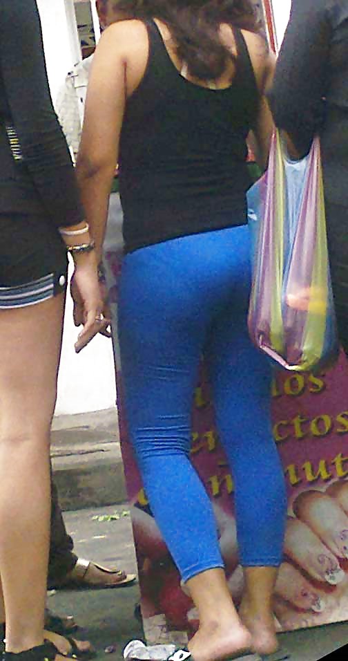 Wife In Blue Pants Big Ass And VPL #19818123