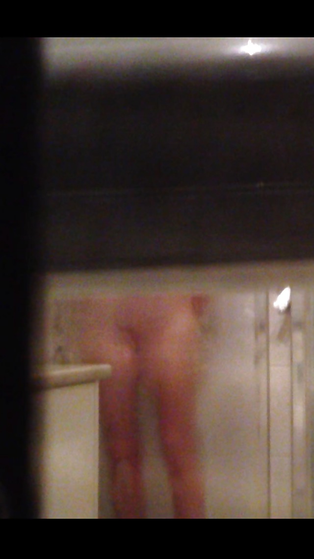 Hot teen shower voyeur #21870642