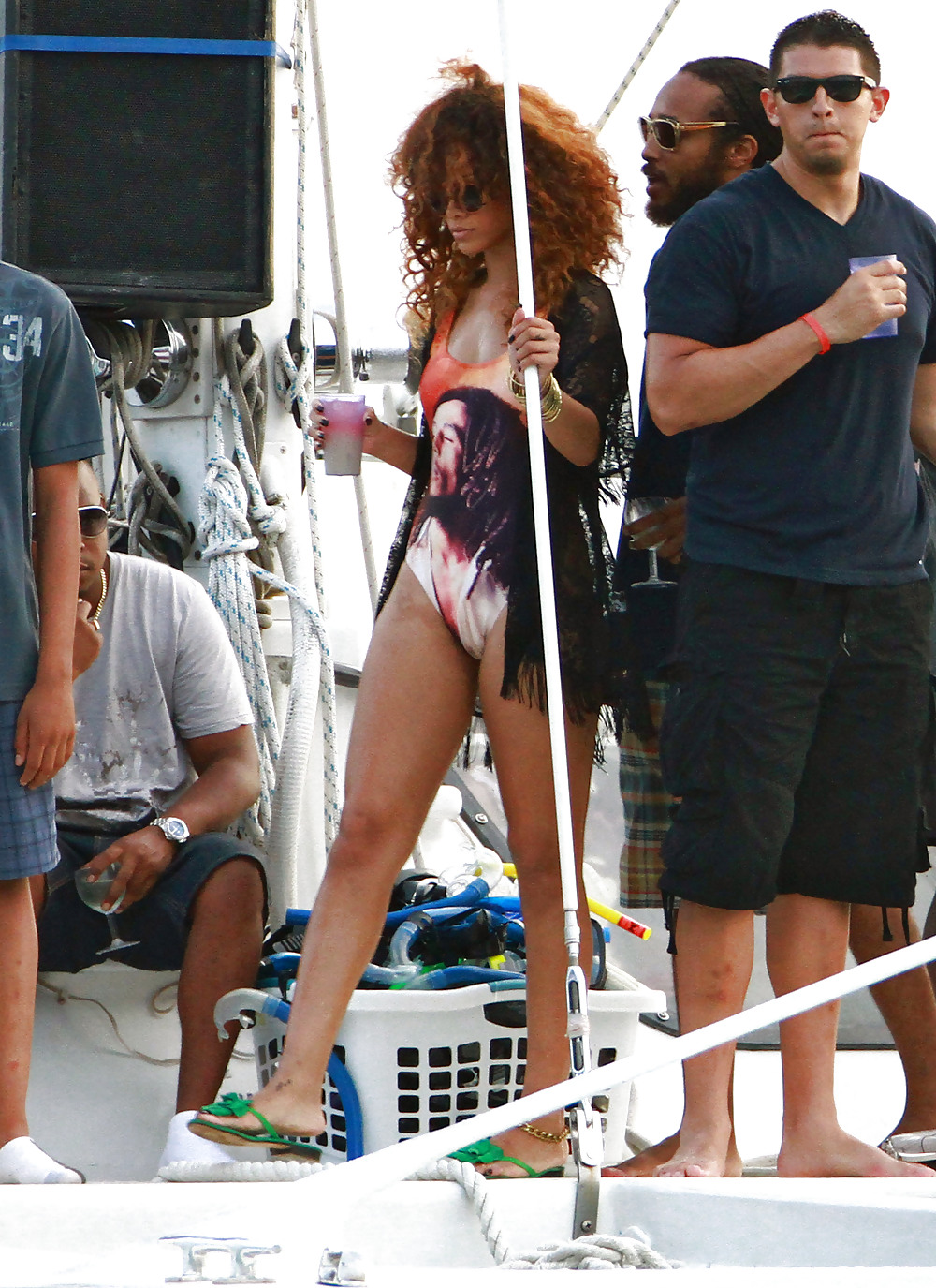Rihanna - ir a nadar en Barbados
 #4999689