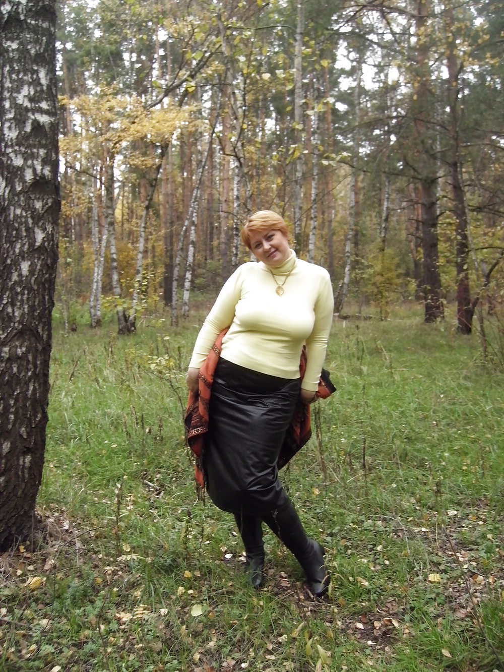 Anna exposed in the forest #17288835
