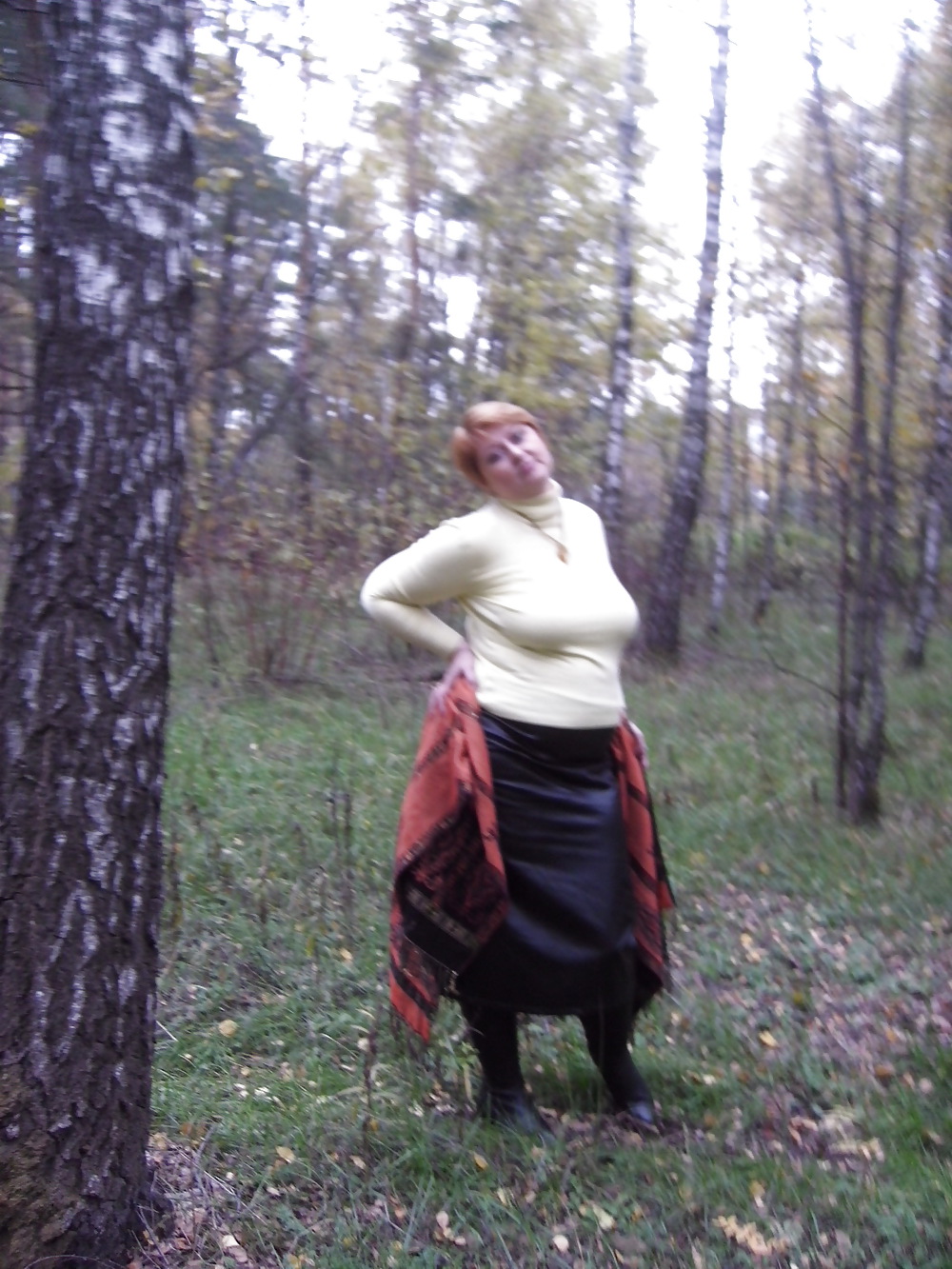 Anna exposed in the forest #17288854