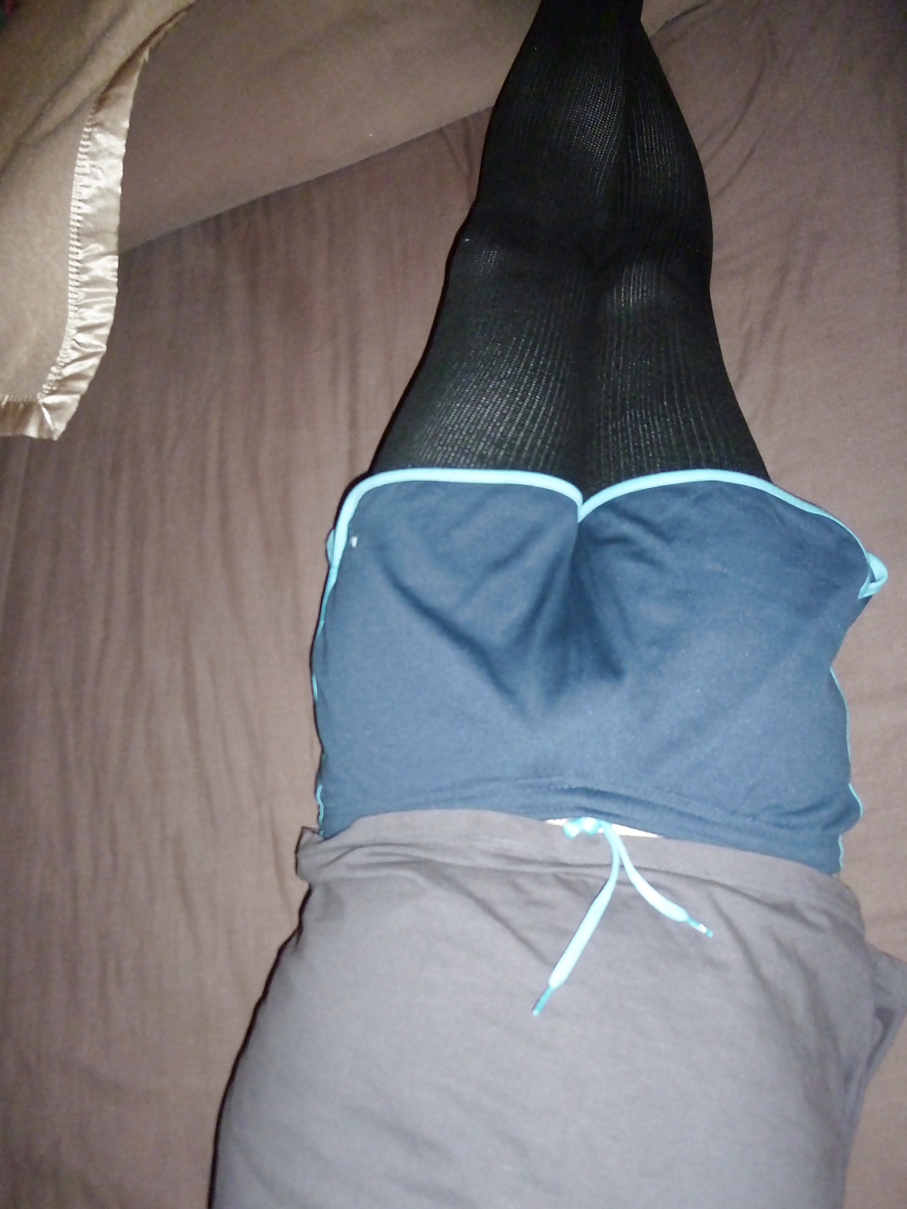 Showing some sporty shorts socks stuff  #5089572