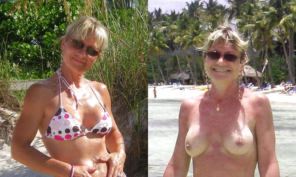 French mature on beach #6776458