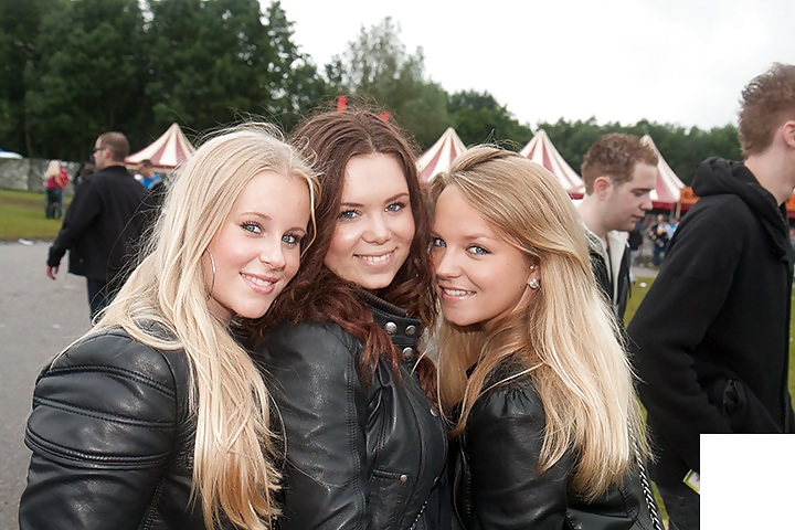 Dutch Teens in Leather Jackets #16206914