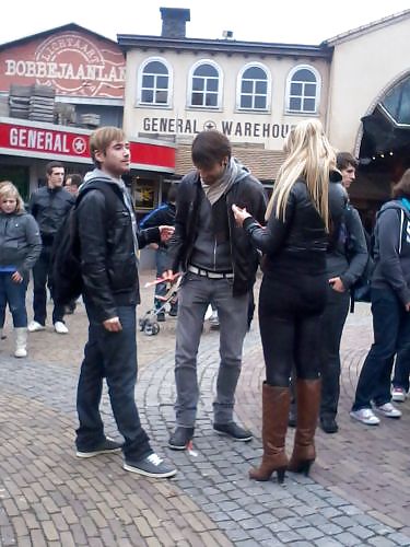 Dutch Teens in Leather Jackets #16207047