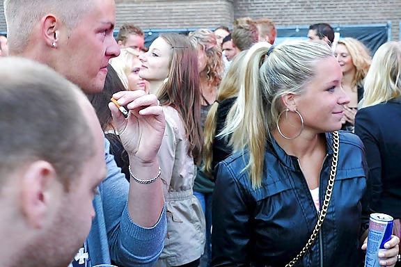 Jóvenes holandeses en chaquetas de cuero
 #16207129