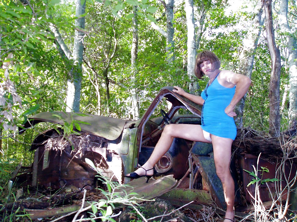 NEW Tommy crossdresser in the woods #4271058