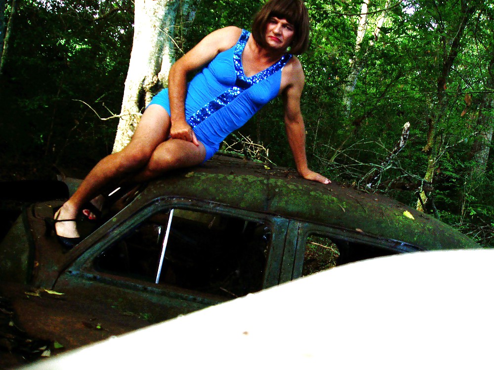 NEW Tommy crossdresser in the woods #4271111